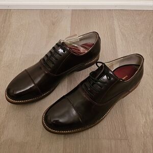 Classic Brown Leather Oxfords